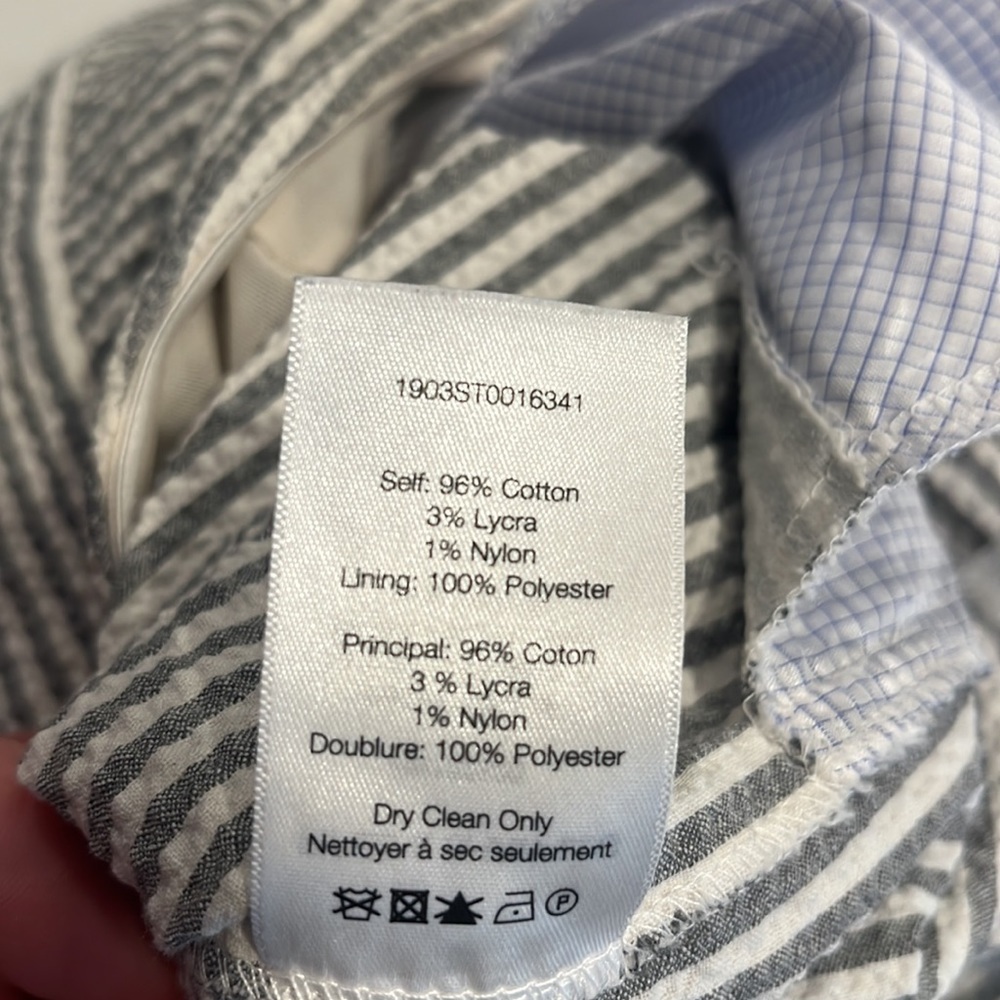 Veronica Beard Strapless Blue and White Pinstripe Jumpsuit - Picture 11 of 15